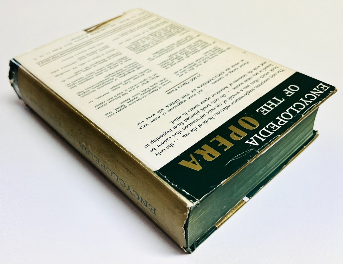 Vintage Encyclopedia Of The Opera A Guide David Ewen 1955 HC DJ