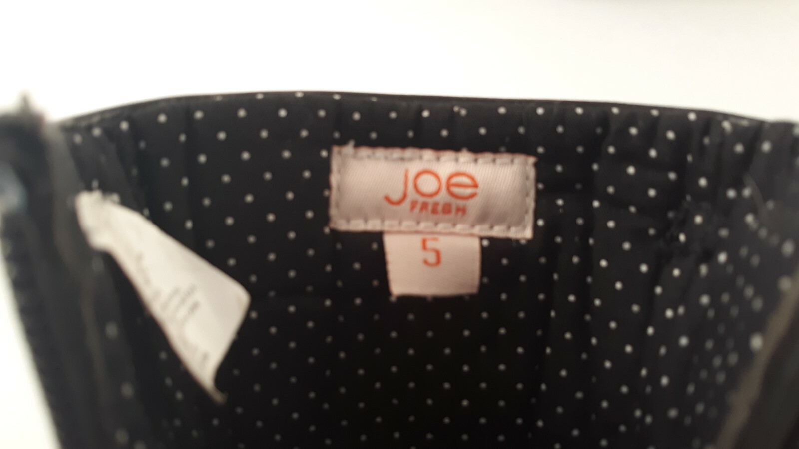 Infant Girls Joe Fresh Ankle Boots Black Quilted Pattern Pull On Size 5