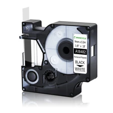 18482 Permanent Polyester Label Tape 9mm Fit for Dymo Rhino 5200 4200 5000 6000