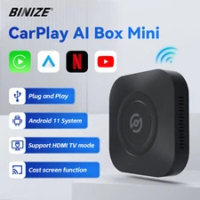 Carplay AI Box Wireless Carplay Android Adapter For Netflit &YouTube Android 11