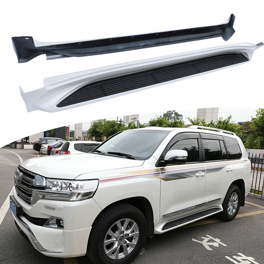 2PCS Side Steps Running Boards Fits For Land Cruiser J200 LC200
