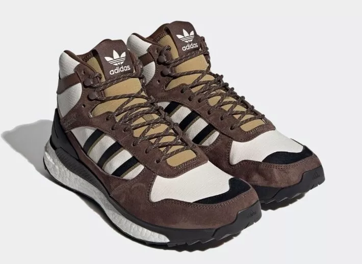 ADIDAS HUMAN MADE MARATHON FREE HIKER BROWN KHAKI SZ 8 FY9148 ULTRABOOST SHOES