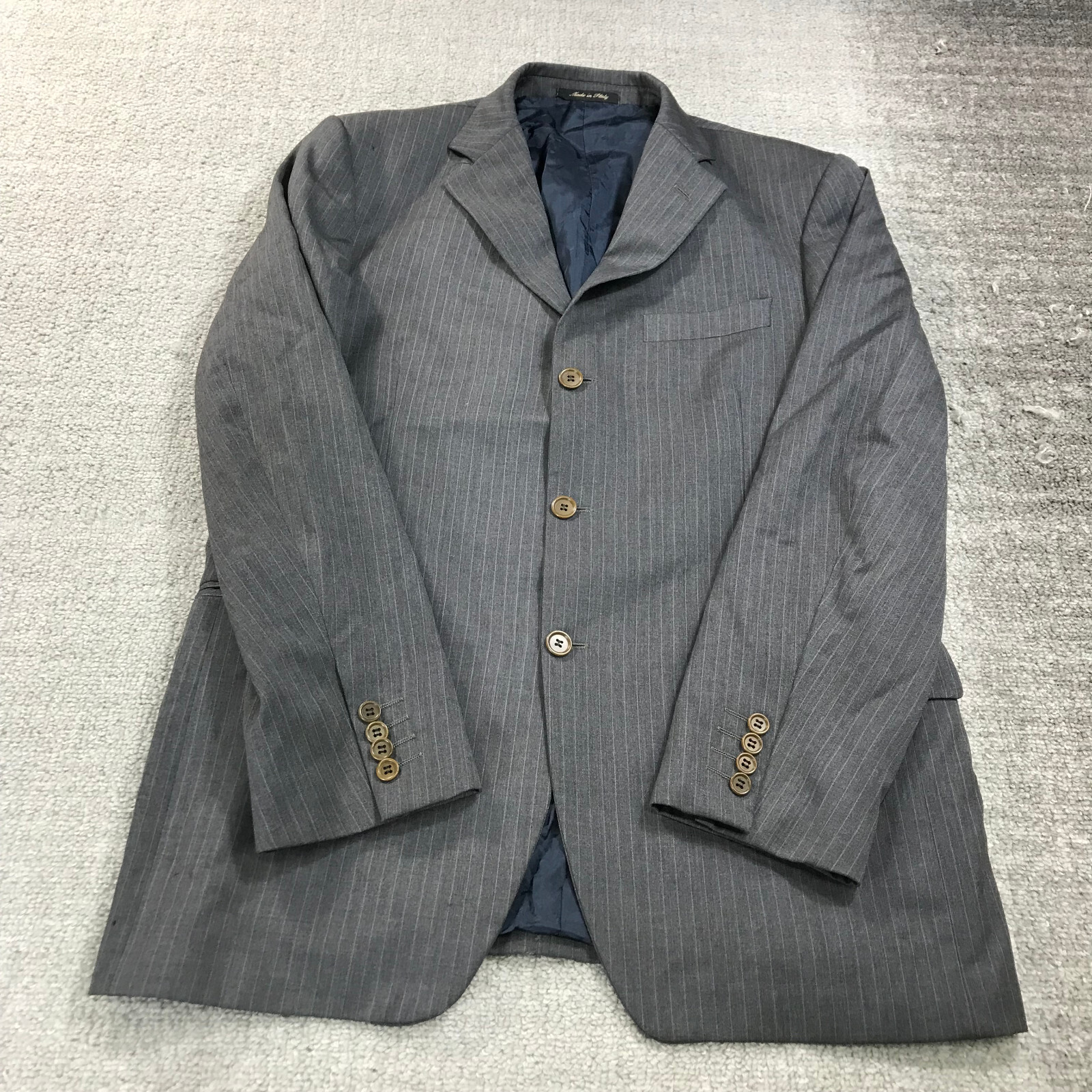 Yves Saint Laurent Blazer da uomo 54 R cappotto sportivo giacca di lana tuta a due bottoni