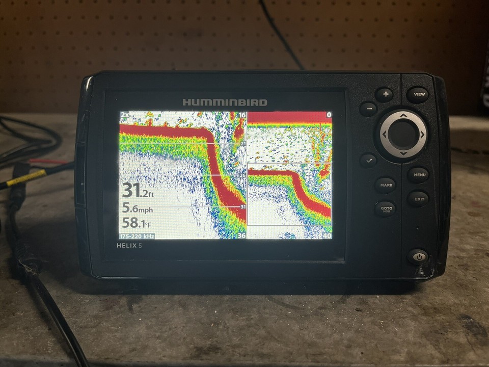 Humminbird Helix 5 Chirp SI GPS G2 Fish Finder Fishfinder w power