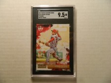 2019 Donruss Diamond Kings Gold PP Card of Shohei Ohtani -Angels SGC 9.5 Mint +