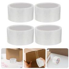 4 Rolls Packing Tape Sticky Adhesive Package Tape Transparent Boxes Sealing Tape