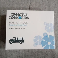 Creative Memories RUSTIC TRUCK Punch Decorative Paper Punch