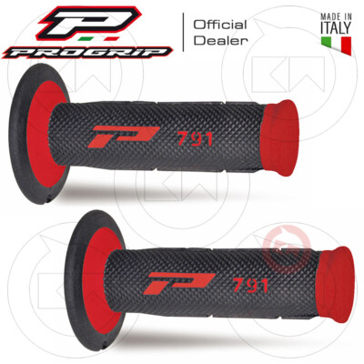 Paar Handgriffe PROGRIP Moto-Cross Enduro-Mx 791-149 Dual Density Rot/Schwarz