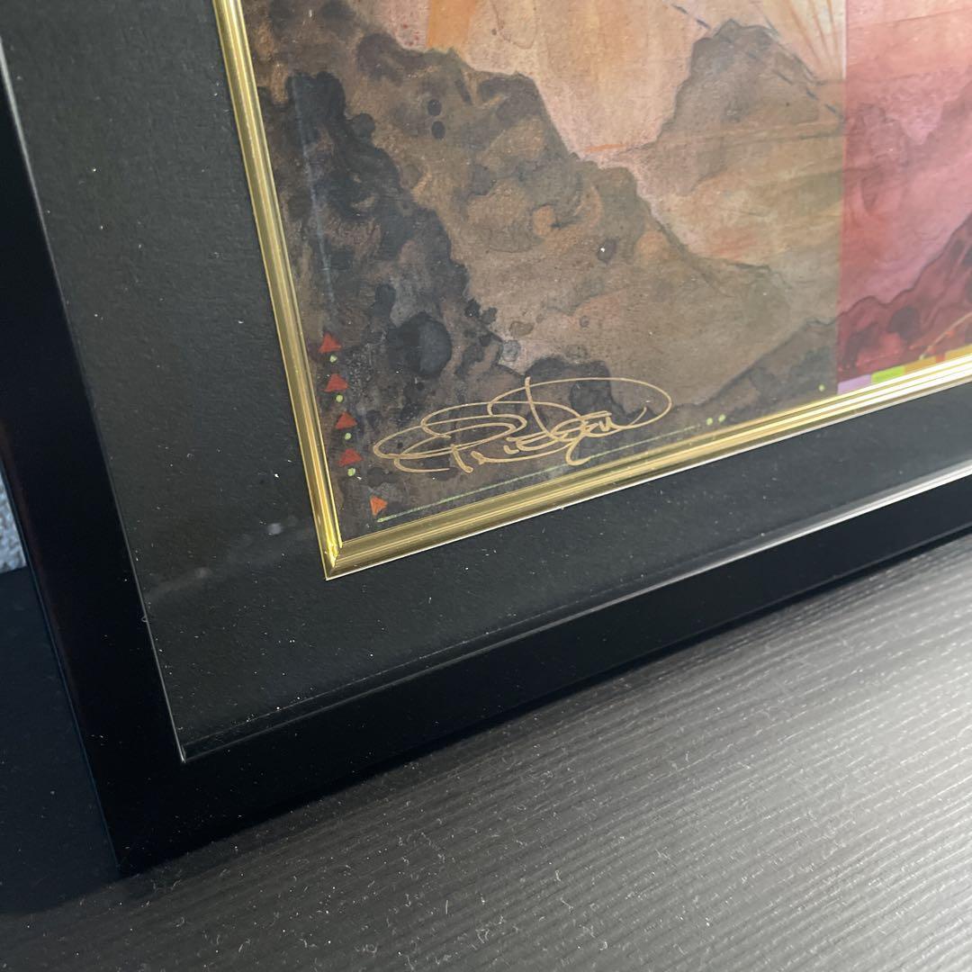 Mtg Magic Art Print Guru Land / Terese Nielsen Autographed
