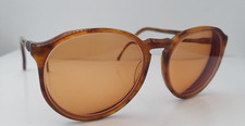 Vintage Pride 504 Tortoise Round Horn-Rimmed Sunglasses USA FRAMES ONLY