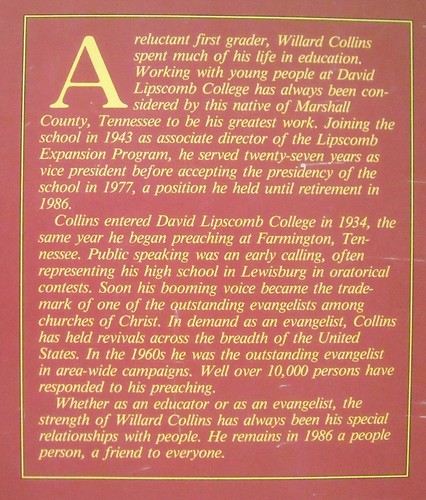 WILLARD COLLINS : THE PEOPLE PERSON ~ HOOPER/TURNER ~ CHURCH OF CHRIST ~ SIGNED! - Picture 5 of 6