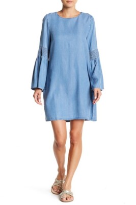Beach Lunch Lounge Womens Colette Bell Sleeves Mini Casual Dress Beach Lunch Lounge Womens Colette Bell Sleeves Mini Casual Dress
