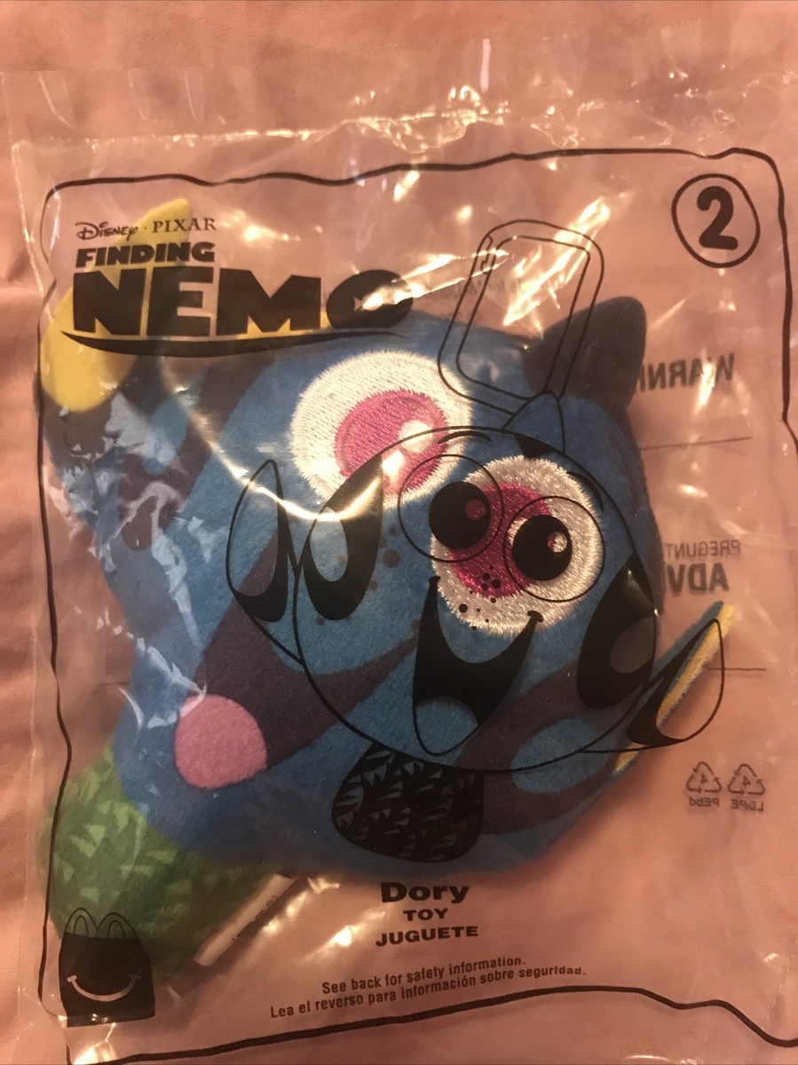 Dory From Finding Nemo Squishy Backpack Clip McDonalds Happy Meal