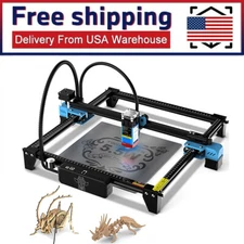 US Stock TTS-55 PRO 5.5W Diode Laser Engraver 80W Output Laser Cutter 300*300mm