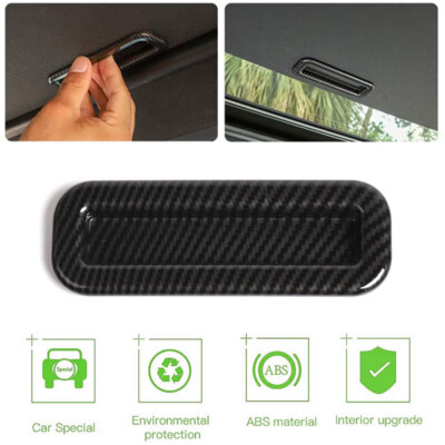 Carbon Fiber Sunroof Skylight handle Trim Cover for Dodge Challenger/Ram 2012+