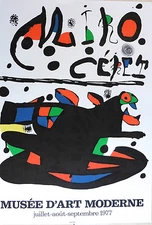 Joan Miro Original Lithograph Limited Edition Ceret Musee d' Art Maeght 1977