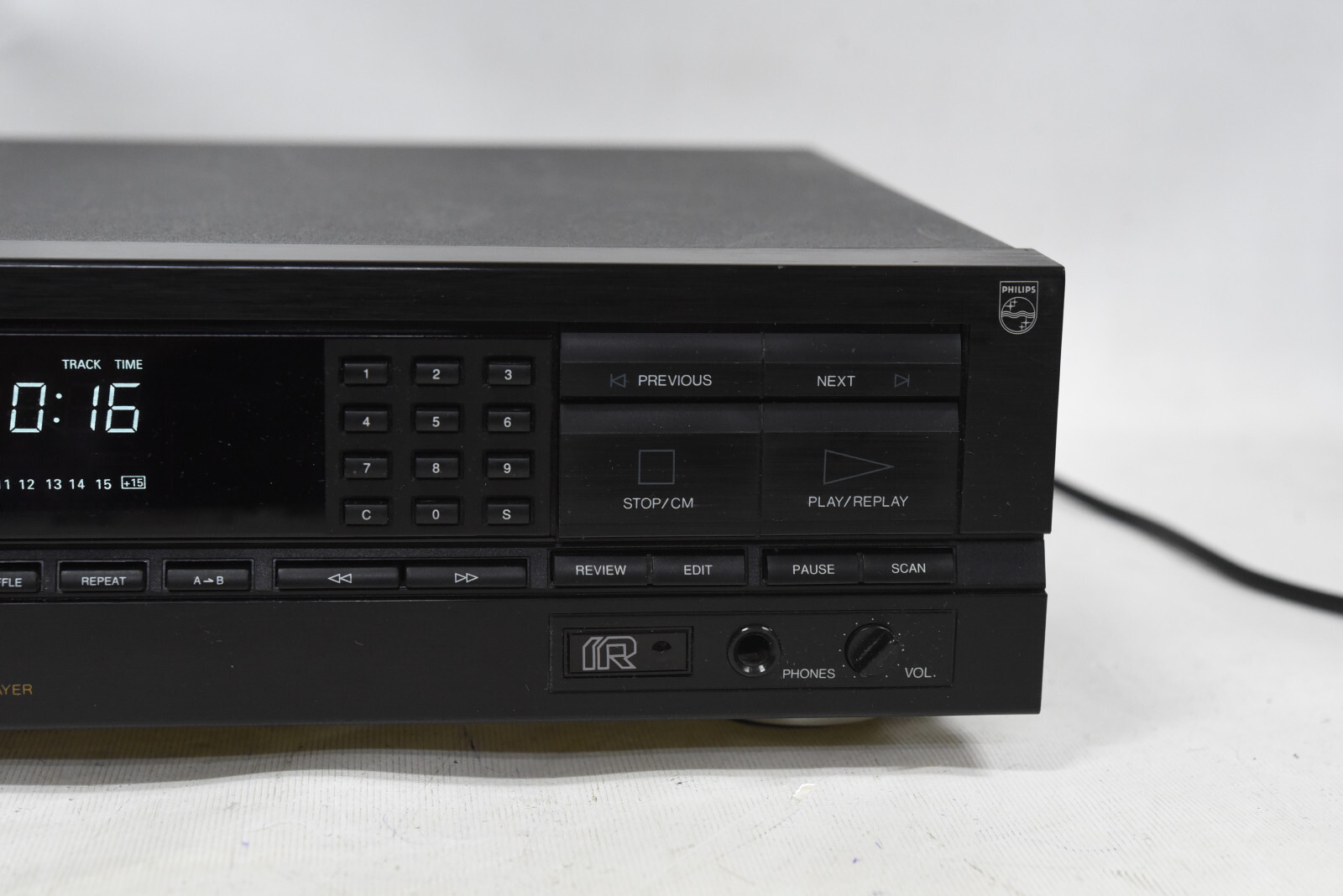 Philips CD618 CD Player Component Vintage Belgium 1990's Compact Disc