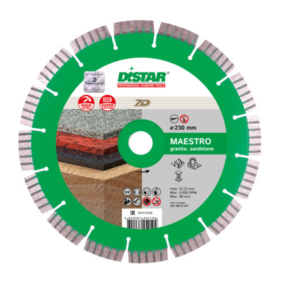 Diamant Trennscheibe 1A1RSS/C3-W 125x2,2/1,3x12x22,23 GRANITE WI/B28