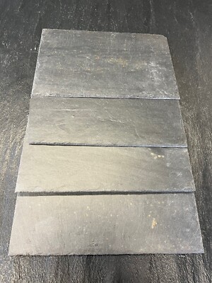 10 Stück Schieferplatten Rechteck-Schablonen | 30x20cm | ungelocht