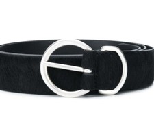 Round Shape Men's Fashion Party Belt Buckles In Pure 925 Sterling Silver