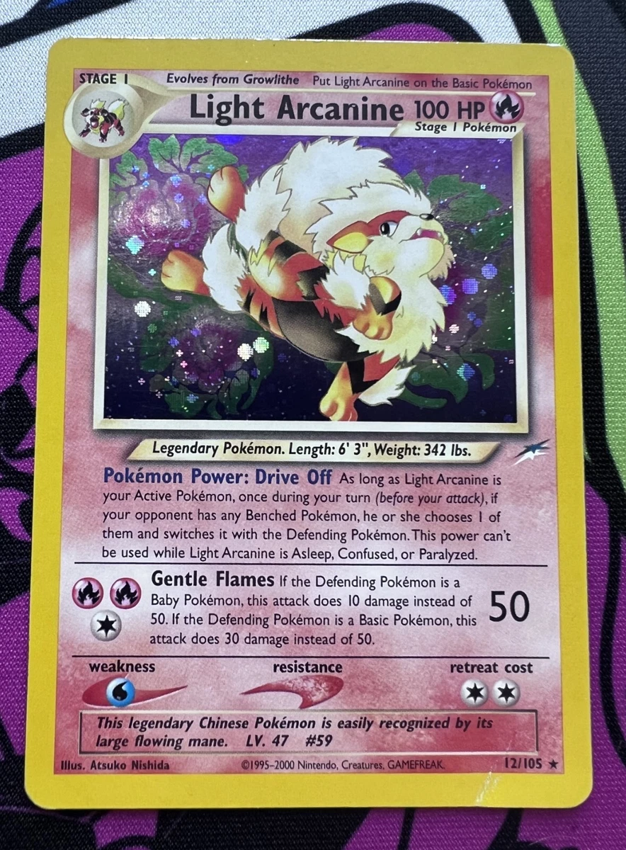 やさしいウインディ LIGHT ARCANINE-HOLO PSA8 2001 Nintendo Pokemon Japanese Neo 4 Light Arcanine-Holo | PSA