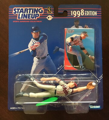 Starting Lineup Figure /& Card ATLANTA BRAVES 2000 CHIPPER JONES SLU