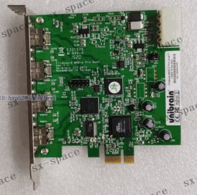1pcs unibrain Fireboard800-e 1394b pcIe card 100% tested by DHL or FEDEX