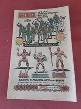 SGT. Rock And Warlord Rmco Toys Ad Print Advertisment Preowned