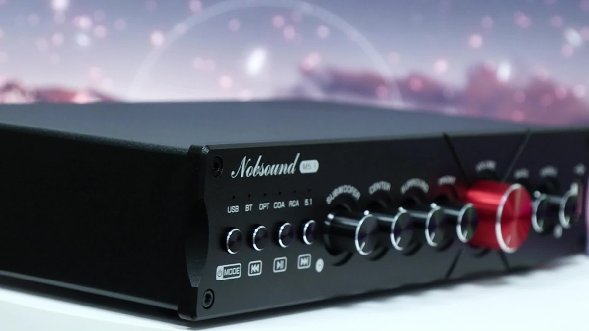 Nobsound M5.1 5.1 Channel Digital Amplifier with Bluetooth USB