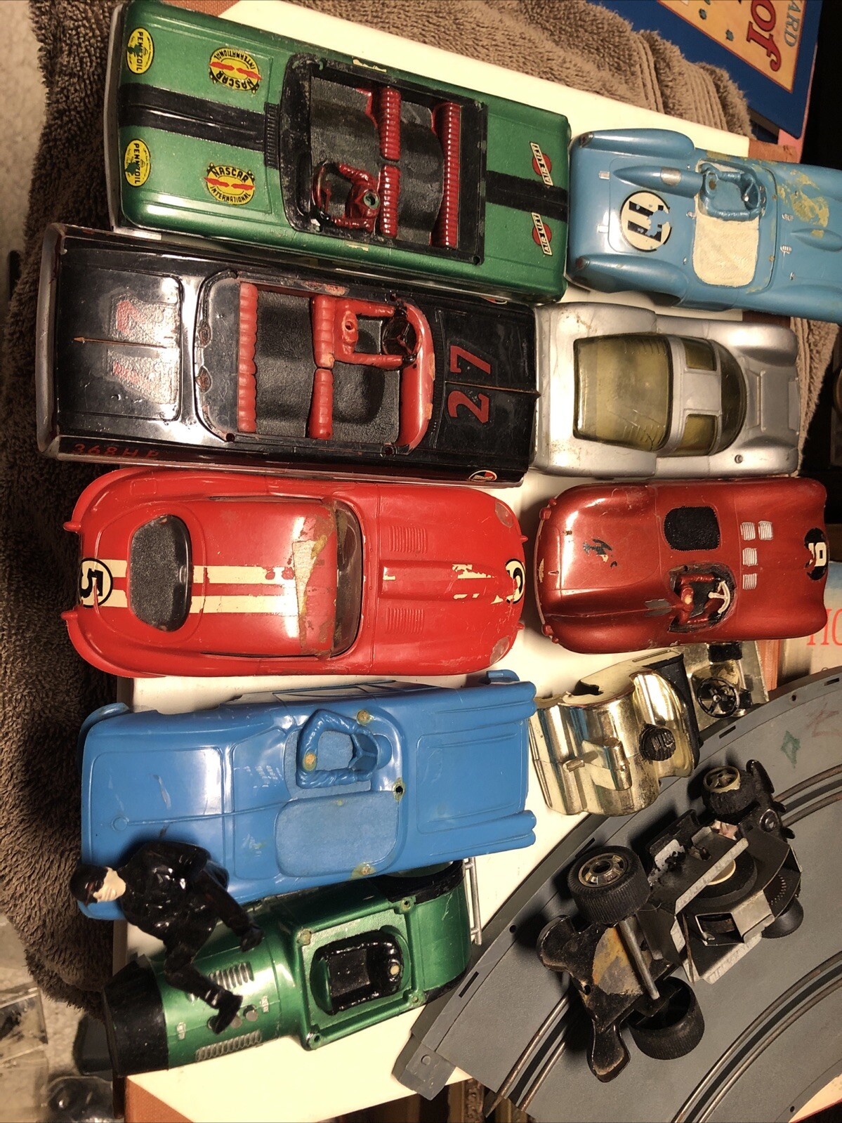 Lot of Strombecker slot cars vintage Hong Kong 1969 Track. eBay