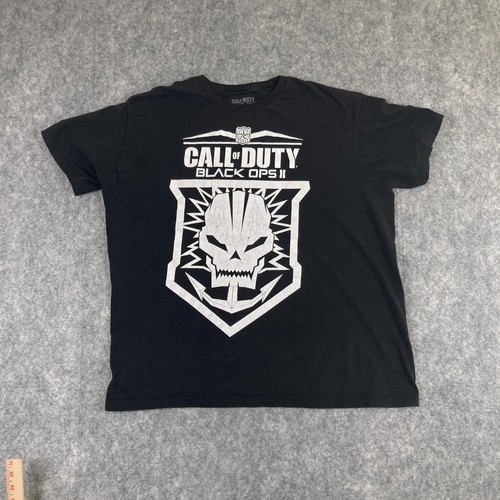 Call of Duty Black Ops 2 T Shirt Mens XL Zombies Video Games Skull Graphic Y2K - Picture 2 of 10