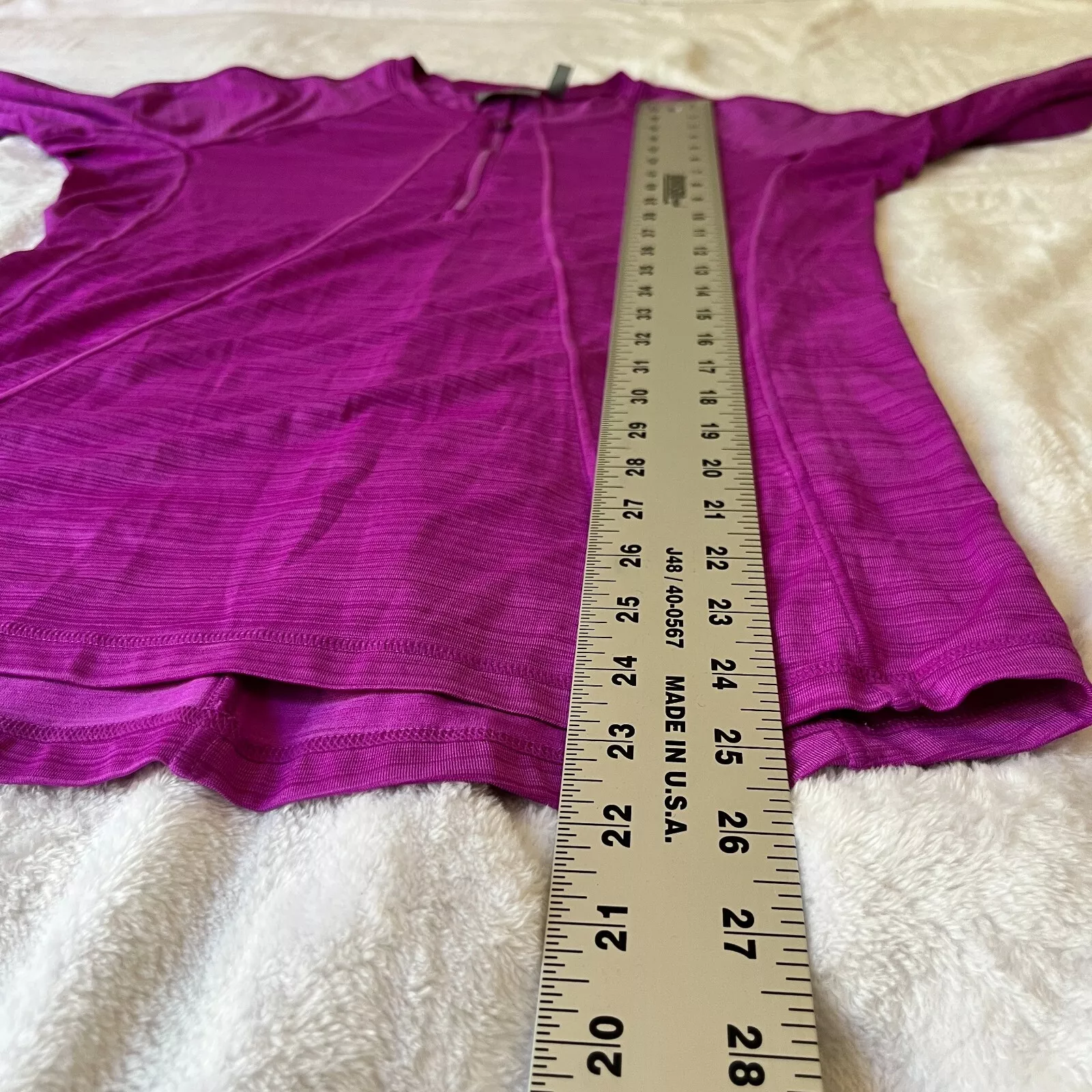 athleta pacifica upf 50 1/2 zip long sleeve pullover workout shirt