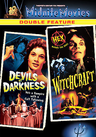 Midnite Movies Double Feature -Devils of Darkness/Witchcraft (DVD, 2007, 2-Disc) - Picture 1 of 1