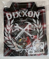 DIXXON Flannel Sz XL Iron Maiden 50th Anniversary 1975 Tribute Brand New 