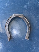 Antique Farm Rusty Metal Horseshoe Horse Shoe Lucky Vintage Western Amish 6  