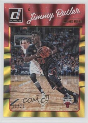 2016-17 Panini Donruss Yellow Holo Laser 11/25 Jimmy Butler #10 0b9
