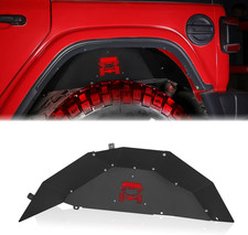 Inner Fender Rear Fender Liners Compatible with Jeep Wrangler JL Aluminum,With 4