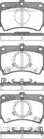 Triscan Bremsbelagsatz, Scheibenbremse 8110 50927 FüR Mazda