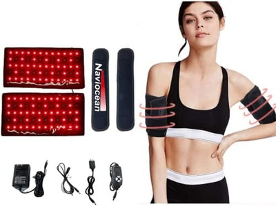 2Pcs Infrared Red Light Thera-Py Arm Belt, 660Nm and 850Nm Red Light Thera-Py Ar