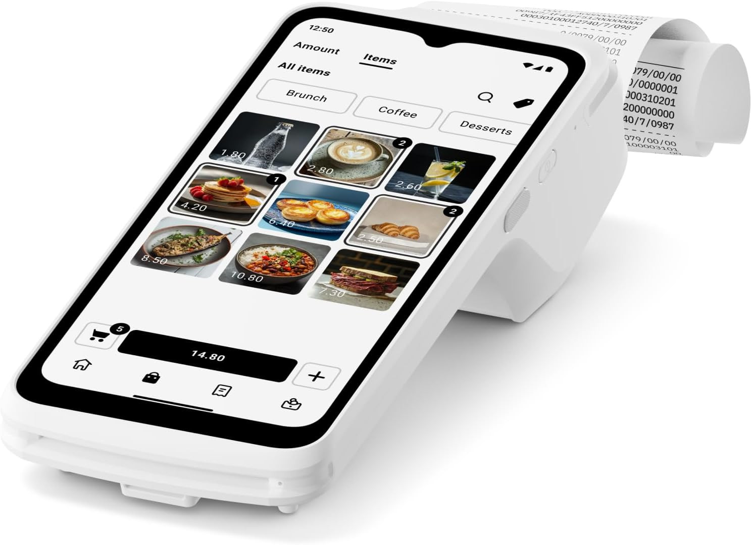 Terminal de paiement autonome tactile pour éviter les pannes réseau