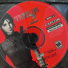 Capcom Resident Evil 2 Disc 2 Loose Disc Sega Dreamcast Survival Horror M NTSC
