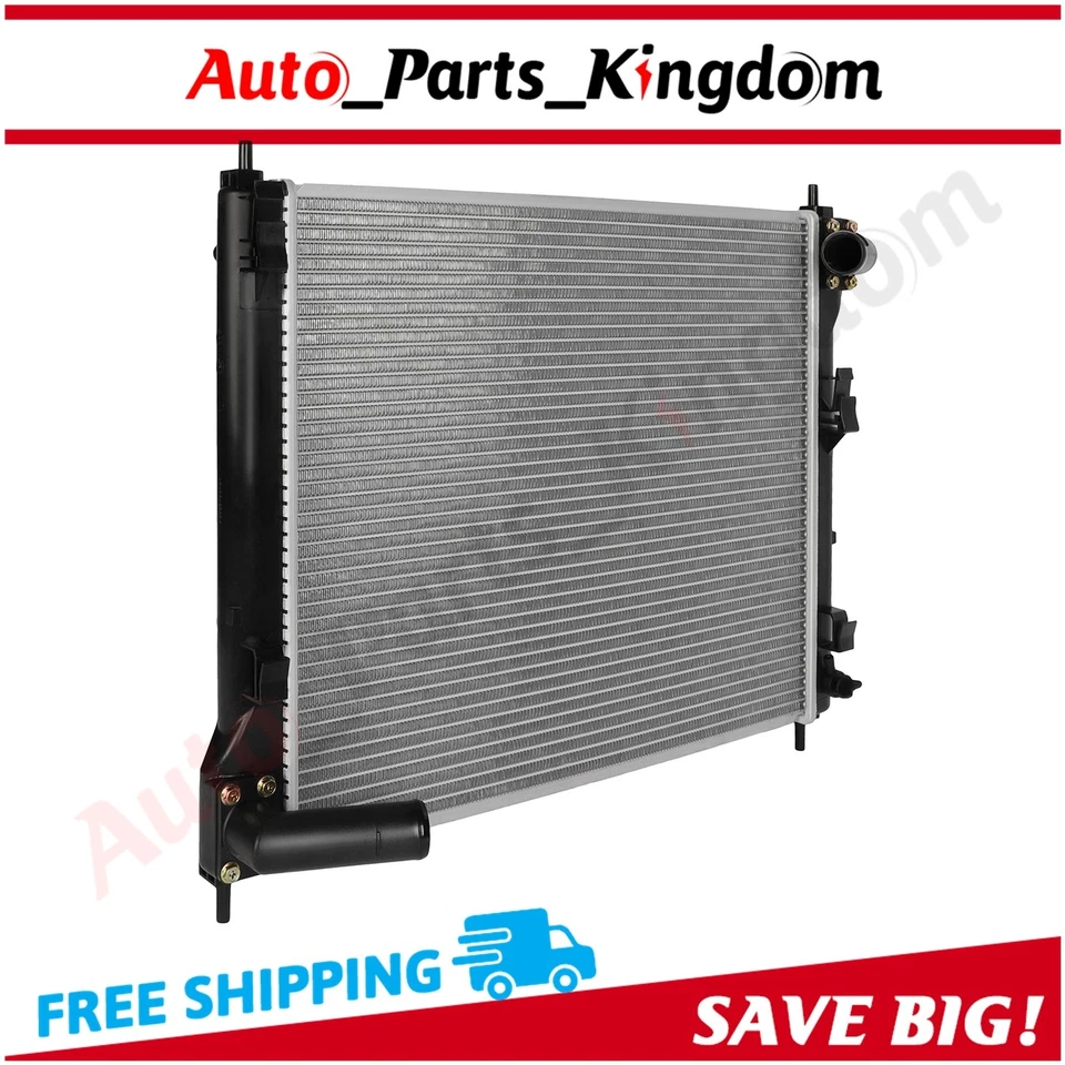 Radiador de aluminio Nissan Juke 2011-2016 1,6 L 2017-2019 Nissan Sentra 1,6 L Foto 4 de 4