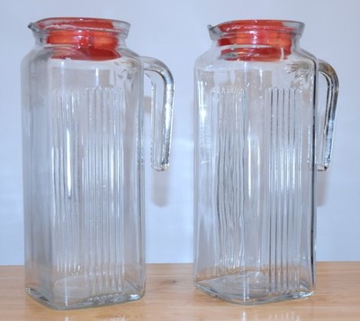 Pasabahce Glaskrug Karaffe Kanne Kühlschrank Frigo 34oz 950ml - Option wählbar