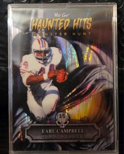 2024 Wild Card Haunted Hits Monster Hunt Promo - Pumpkin 1 Earl Campbell #HHP-EC