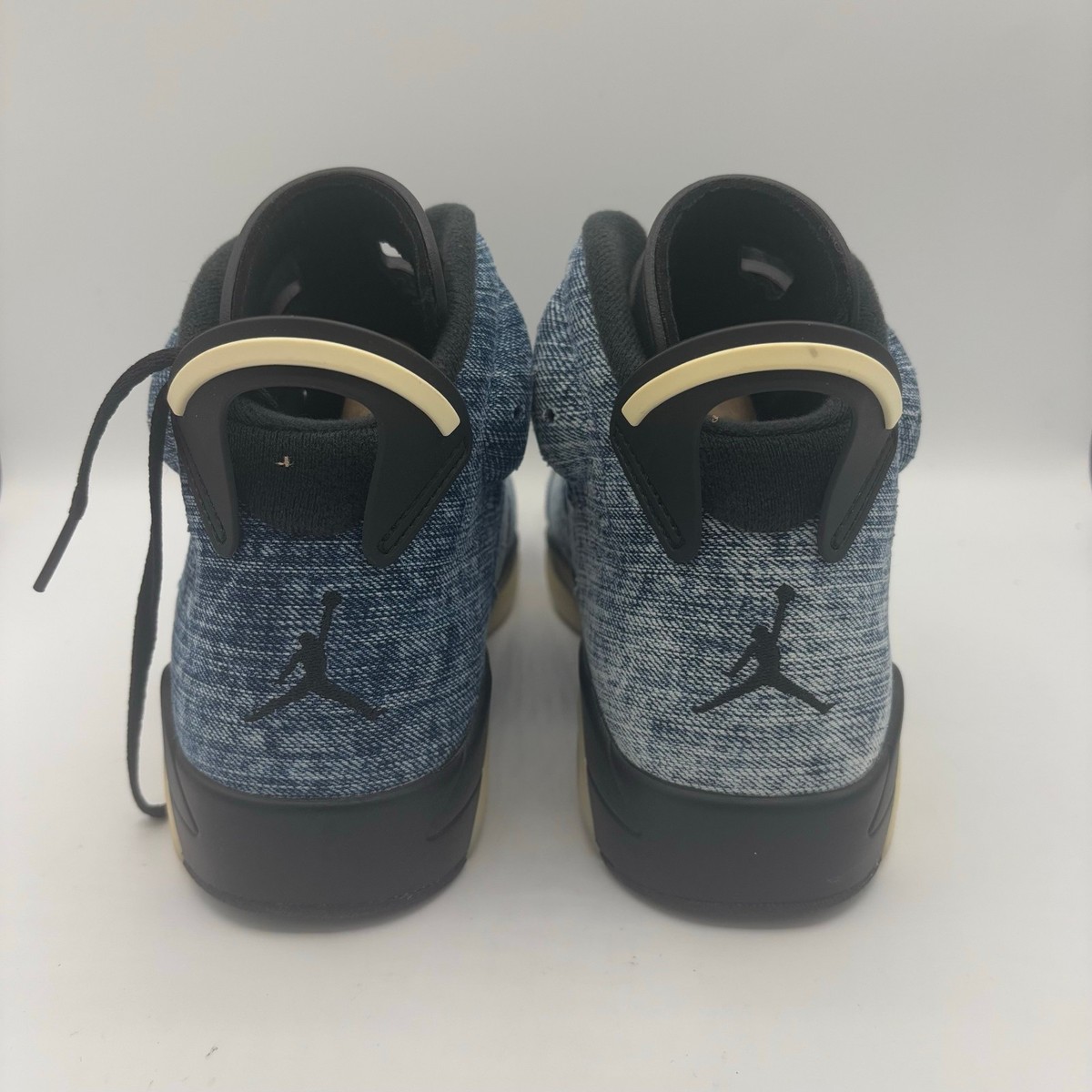 Nike Air Jordan 6 Retro Shoes Mens Size 7/Womens 8.5 Washed Denim