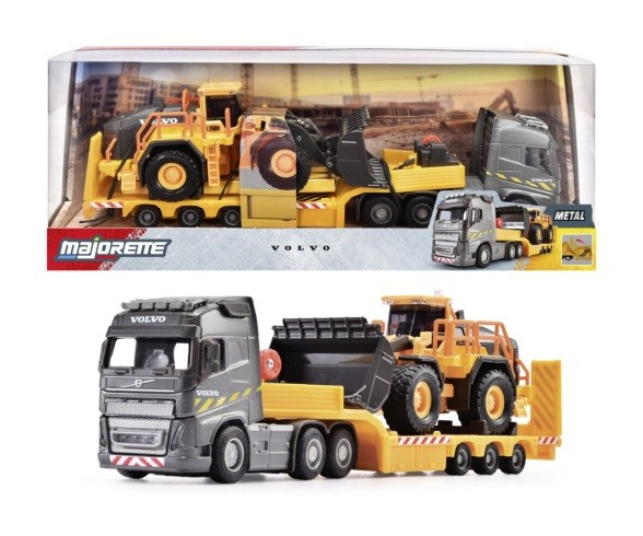 Majorette 8503726002 - Volvo FH16 Truck + Wheel Loader - New