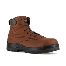 Rockport Works Men's 6" More Energy Composite Toe Waterproof Work Boot Brown 6M