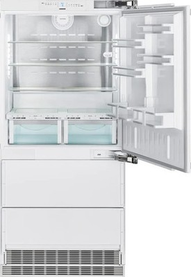 LIEBHERR HCB2080 36 Inch Panel Ready Bottom-Mount Refrigerator with 18.9 cu.