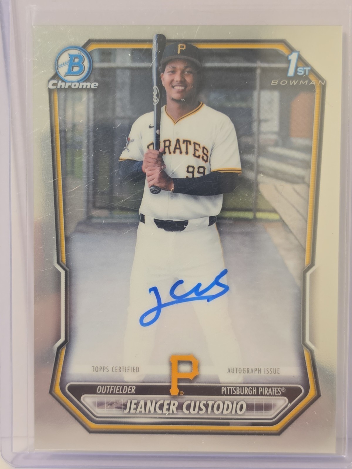 2026 Bowman Chrome - Prospect Autographs Jeancer Custodio #CPA-JCU (AU, RC)