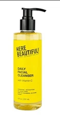 Here Beautiful Facial Cleanser with Vitamin C -8 Fl oz